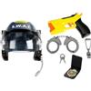 Theo Klein 8841 Casco S.W.A.T. con Auricolare | Robusto Casco della Polizia con Accessori | Gioco di Ruolo & Giocattolo per la motricità | Giocattolo per Bambini dai 3 Anni