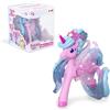 Galupy Rainbow Unicorn Collector Edition Misty - Unicorno da collezione, statuette di unicorno con ali glitterate e cristalli Swarovski