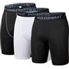 NONE Leggings sportivi da uomo, pantaloncini interi, fitness elasticizzato ad asciugatura rapida, corsa, atletica leggera, allenamento basket, compressione