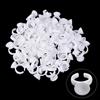 JC TATTOO 100 pz monouso anello bianco tazze di inchiostro per tatuaggi trucco permanente colorazione pigmento tazza contenitore accessorio per tatuaggi per tatuatori