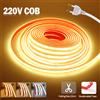 HEGEHE AC 220V COB Striscia IP65 Impermeabile 10CM Taglio 240Led/M 3000K 4000K 6000K Decorazioni per la casa Nastro flessibile Corda LED Luce