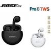 BOSEBYE Originale Per BOSEbye Air Pro 6 Auricolare TWS 9D HIFI Auricolare Bluetooth Musica Auricolari Per IPhone Android Wireless Pods Cuffie