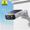 BASEUS Telecamera di Sicurezza Solare Wireless Baseus S1 Lite per Esterni con Alimentazione Continua e Risoluzione 2K 135° ° Telecamera WiFi FOV IP67