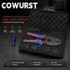Cowurst Set di Pinze Crimpatrici Isolate HS-30J per Terminali Isolati a Pressione a Freddo e Tubolari - Set di Crimpatura Pre-Isolato