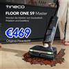Tineco Floor ONE S9 Master Aspirapolvere a umido e a secco con tecnologia StreakFree Puller e ThermoBlast Tech per la pulizia con acqua calda