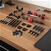 6 Pezzi Kit Tiranti e Ponti per Auto RC 1/12 in Lega di Alluminio