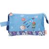 Enso New Friend, beauty case, borsa a tracolla, perfetta per organizzare, scomparti multipli. Rosa e blu