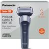 Panasonic Serie 500, ES-ERM3FV503 Serie 500 Rasoio Elettrico Ricaricabile a 3 Lame Wet & Dry, Acciaio Inox Giapponese, Testina Flessibile 10D, IPX7, Ricarica USB-C, Viola