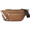 Marc Peter® Georgia Marsupio in pelle, marsupio con cinghia intercambiabile, marsupio a tracolla, in pelle, marrone cammello, 30 cm x 13.5 cm x 13.5 cm, Classico