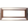 SHOT BOTLIGHTING LAGOS 2 Applique da Parete, Alluminio Verniciato, IP54 Interno ed Esterno, Design Italiano, Attacco E27 (CORTEN)