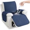 YSTELLAA Copripoltrona 1 Posto Impermeabile, Copripoltrona Relax Reclinabile, Copri Poltrona Con Braccioli Antigraffio Antimacchia, Copri Poltrona Elettrica Antiscivolo, Blu Berlino