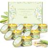 SCENTORINI Candele alla Citronella, 6 Candele in Cera di Soia Naturale Estiva per Interni Esterni Giardino Viaggio Campeggio Picnic