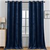 YSTELLAA Tende Velluto Oscuranti Per Interni 2 Pezzi, 140×175CM, Tende Camera Da Letto Moderna, Con Anelli, Termica Isolante Freddo E Caldo, Per Camera Da Letto, Blu