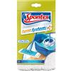 Spontex Express System + Panno di Ricambio in Microfibra, Bianco