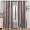 YSTELLAA Tende Velluto Oscuranti Per Interni 2 Pezzi, 140×245CM, Tende Camera Da Letto Moderna, Con Anelli, Termica Isolante Freddo E Caldo, Per Camera Da Letto, Rosa Grigio