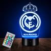 HooJtny calcio Lampada, Regalo Calcio, Luce Notturna per Bambini | 16 Colori, USB Ricaricabile, Decorazione Camera da Letto Ragazzo, Regalo per Fan