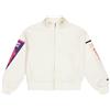 Champion Legacy Graphic Shop G (405024) - Ultra-Light Soft Compact Powerblend Fleece Full-Zip Felpa, Marshmallow (STR), 9-10 Anni Bambine e Ragazze FW24