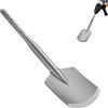 BONJUME Scalpello SDS MAX, 110x450mm Pala Per Fango Pala Per Argilla Per Asfalto Scalpello Per Martelli Demolitori Rimozione Di Muratura Giardinaggio Paesaggistica Calcestruzzo Mattoni Sabbia Pietra