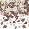 NBEADS 420g 10 in 1 Palle biologiche per Acquario, Anelli in Ceramica con Sacchetto A Rete Filtro Biologico Materiale Filtrante per Acquari Laghetti e Accessori per Acquari