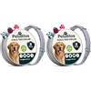 ADV Home Collare Antiparassitario per Cani Taglia Grande - 8 Mesi di Protezione contro Pulci e Zecche - Regolabile con Oli Essenziali e 3 Charms Inclusi - 63 cm (Confezione da 2)