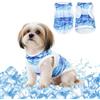 CHONGQILAO Gilet Rinfrescante per Cani, Gilet Rinfrescante Cane, Giacca di Raffreddamento per Cani Traspirante, Cappottino Refrigerante Cane Leggero, Giubbotto di Raffreddamento per Cani di Taglia Media Piccola