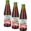 NATTURA Succo di Melograno Bio, Succo di Frutta Senza Zucchero con Melagrana e Mele Biologiche, Ricco di Antiossidanti e Polifenoli, Vegan, 330 ml (Confezione da 3)