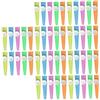 Vaguelly Kazoo strumento musicale per bambini, 50 pezzi, in plastica, per bambini, facile da giocare, giocattolo educativo per la promozione della musica e le attività ricreative