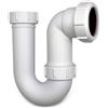 CranPlas | P Trap 40 mm | Sifone per rifiuti per lavello | Sifone per rifiuti per lavello | Raccordi universali per tubi per lavello | Facile installazione | polipropilene resistente | Design a prova