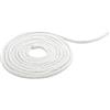FIUTEKO Guarnizione per forno, 6 mm x 10 m, fibra di ceramica, nastro sigillante ad alta temperatura fino a 1000 °C, tagliabile per la riparazione del forno, nastro isolante bianco per cucine fai da te