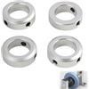 Trpoey 4 Pezzi Anello di Arresto, Larghezza 20 mm, Anello di Bloccaggio per Albero, Fine Corsa per Ruota, Carriola, Trasmissione, Utensili CNC (Albero 20 mm Foro 32 mm Ø Est 10 mm)