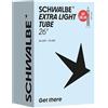 Schwalbe Camera d'aria per bicicletta SV13L-EL EXTRA Light 54/75-559 IB Black 40 mm