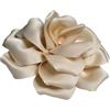 Baesics Spilla a forma di rosa in tessuto effetto seta, da donna, 2 in 1, con clip per capelli, stile vintage, motivo floreale, elegante, accessorio bohémien, per blazer, abiti, cappelli, giacche