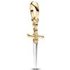 Feitery Spider Charm Throne Bracciale Donna Argenteo Regalo di San Valentino (Spada A Doppio Taglio)