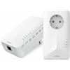 Strong POWERL1000DUOWIFIEUV2 Adattatore di rete PowerLine 1000 Mbit/s Connessione Ethernet integrata WLAN Bianco 2 unità(e)