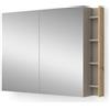 VICCO Specchio contenitore bagno Vicco Edelin Cachemire 100 x 75 cm con ripiani, Model 57993
