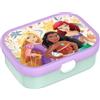 Mepal - Porta Pranzo Campus - Porta Pranzo Bento per Bambini - Porta Pranzo con Scomparto Bento e Forchetta - Con Chiusura a Clip - Senza BPA e Lavabile in Lavastoviglie - 750 ml - Princess Power