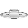 WMF Fusiontec Mineral Pro, coperchio in vetro con manico in acciaio inox, coperchio di alta qualità, adatto al forno fino a 180°C, lavabile in lavastoviglie, 0520075290