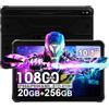 HOTWAV R10 Pro Rugged Tablet 10.1 Pollici, 20GB+256GB+1TB Octa-core, 10800mAh Rugged Smartphone, IP68/IP69K Tablet Impermeabile, 13MP+5MP, Dual SIM, 4G LTE, 5G WIFI,OTG,GPS,Face ID