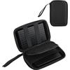Lrocotanc Custodia Rigida per Hard Disk Esterno 2.5 - Compatibile con Toshiba Canvio Basics/Advance, WD My Passport/Elements, Seagate Backup Plus - Antiurto, Impermeabile, Leggera (15x11x5 cm) - Nero