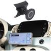 YinanIutos Supporto per cellulare compatibile con Fiat 500 (modello dal 2007) con giunto a sfera girevole a 360°, supporto magnetico per cellulare Air Vent auto per iPhone Samsung