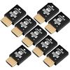 EVanlak Mini emulatore HDMI EDID Passthrough - 1080p a 4K a 60Hz | Design compatto | Supporta switch HDMI, estensori, ricevitori AV, splitter video, 8 pezzi