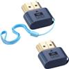 Duttek Adattatore HDMI fittizio 4K per monitor virtuale, adattatore headless per Windows Mac OSX Linux, supporta fino a 4K a 60Hz (senza indicatore, confezione da 2)