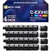 OGOUGUAN C-EXV49 Compatibile Cartuccia Toner EXV49 NPG-67 GPR-53 Sostituzione per Canon IR C3320, C3320i, C3325i, C3330i, C3520i, C3525i, C3530i (4-Pack)
