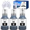 Nextpage 102 inchiostro 102 nero compatibile per Epson EcoTank ET-2700 ET-2750 ET-2751 ET-2756 ET-2850 ET-2851 ET-3750 ET-3850 ET-4750 ET-4850 ET-4856 ET-1 5000. 102 bottiglie di inchiostro nero (3 X