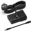 Hafiuege 65W Caricatore Alimentatore per Dell portatili, Caricabatterie per Inspiron 14 15 17 3000 5000 7000 Latitude E4200 E5400 E6400 5290 5580 7490 Ultrabook 3190 5550 E7270 E7440 Adattatore