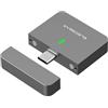 ElecGear Mini 2230 USB Case per NVMe SSD, USB Type-C 3.2 Custodia in Alluminio Adattatore per SSD PCIe M.2 da 30 mm Lettore di Memoria con Cappuccio Magnetico