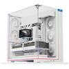 Thermalright-TR Thermalright TR A70 ARGB Bianco ATX Gaming Case Vetro senza colonne a tre lati 8 slot per ventola CPU + flusso d'aria a rilascio rapido montaggio della scheda grafica verticale anti-appannamento