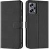 Verco custodia per Poco X4 GT, Case per Xiaomi Poco X4 GT Cover PU Pelle Portafoglio Protettiva, Nero