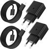 Kayshow Caricatore USB C 25W per Samsung, 2-Pack Caricabatterie a Ricarica Super Veloce con Cavo di Ricarica di Tipo C per Samsung Galaxy S23 S22 S21 Ultra S21 S20 FE S10 A54 A53 Carica Batterie Cellulare