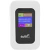 CCYLEZ Hotspot Wifi Portatile, Dispositivo di Rete Wireless Router Wifi Mobile, 300 Mbps 4G 5G LTE CAT4 con Batteria da 2100 MAh per Campeggio di Viaggio a Casa